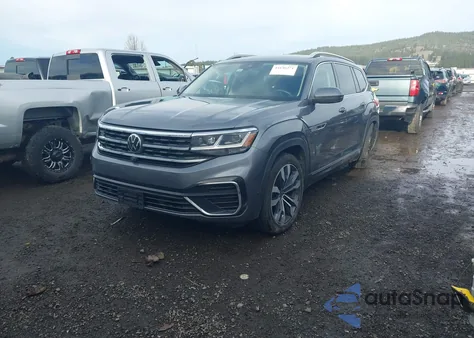 2022 Volkswagen Atlas 3.6L V6 Sel Premium R-Line from USA, damaged, VIN 1V2FR2CA9NC509900